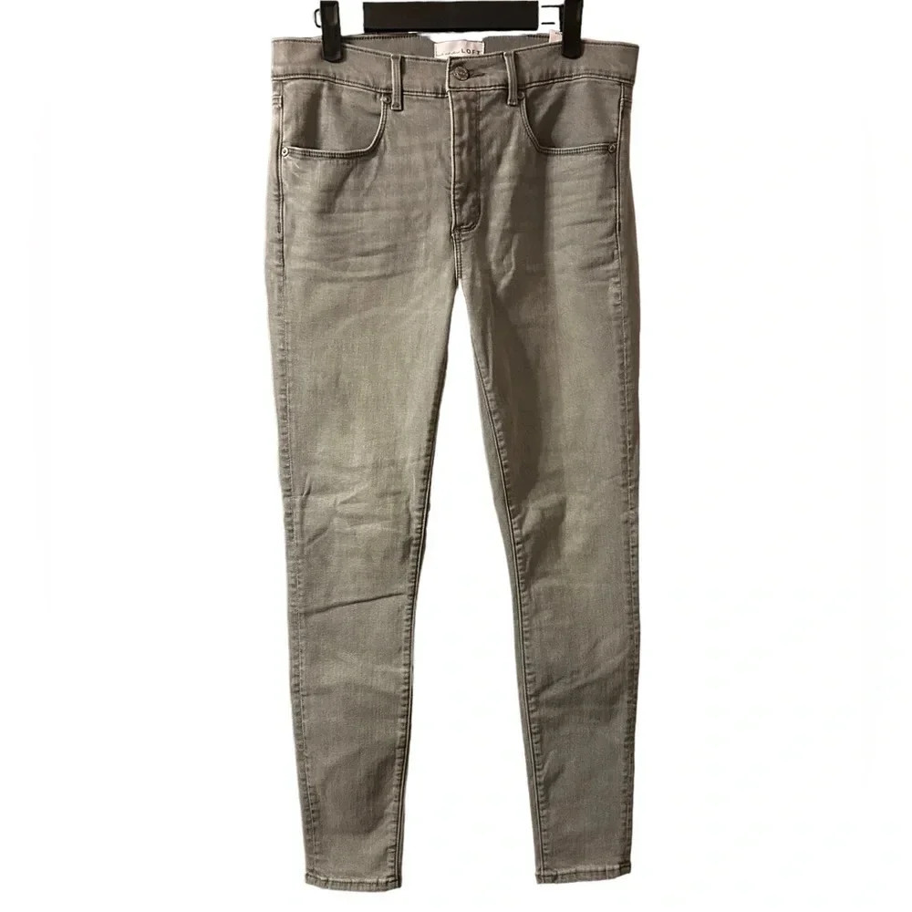 NWT LOFT GRAY LEGGING JEANS